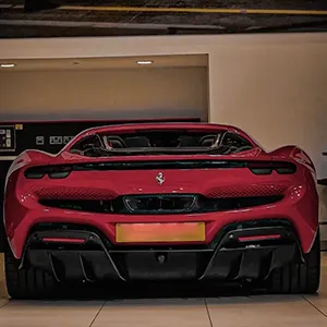 Parked up sports car