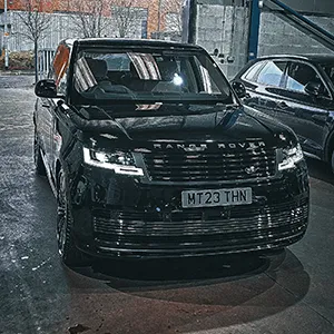 large black range rover