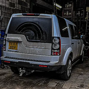 white back end of a rover