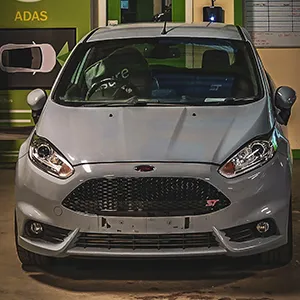 grey small car